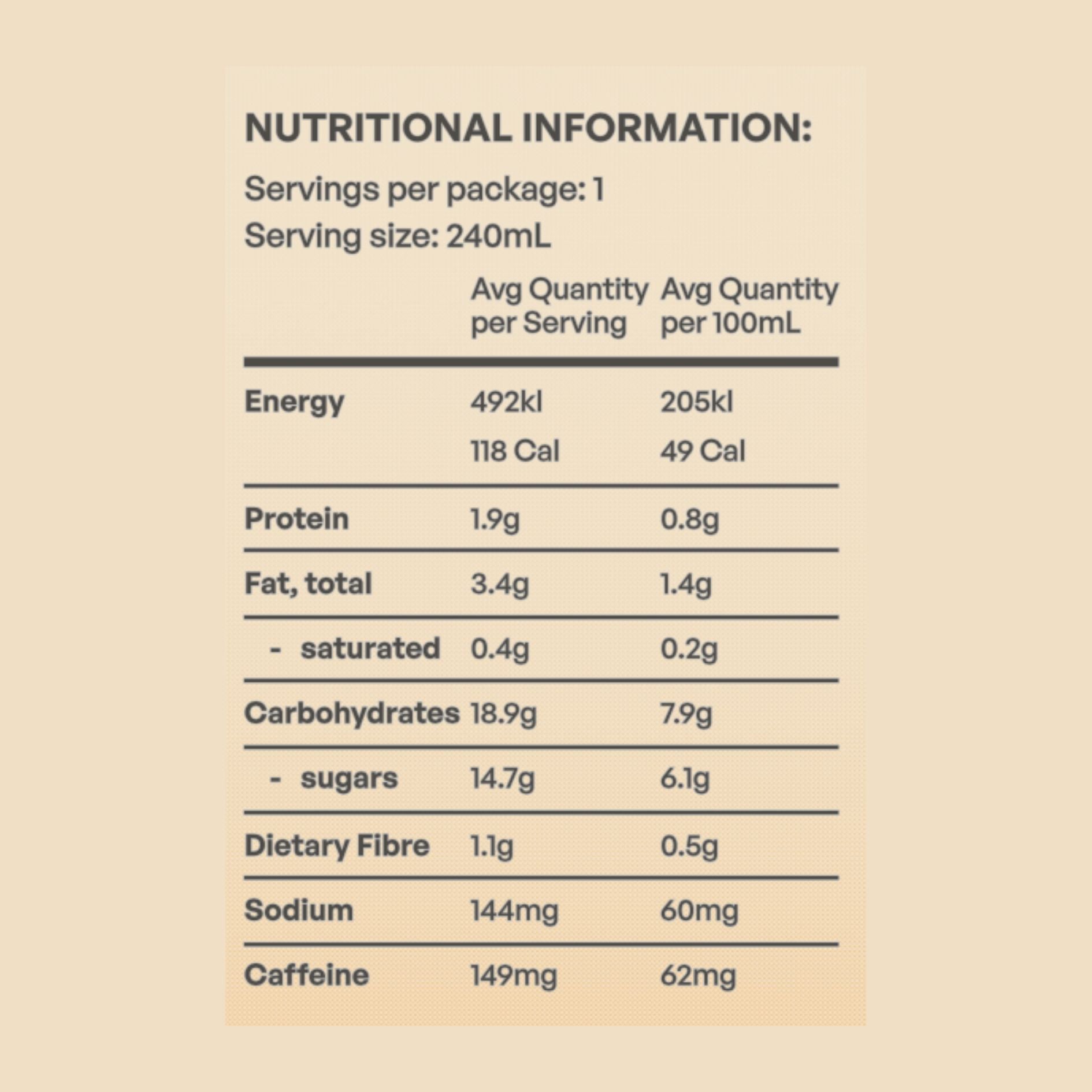 Iced Oat Caramel Latte