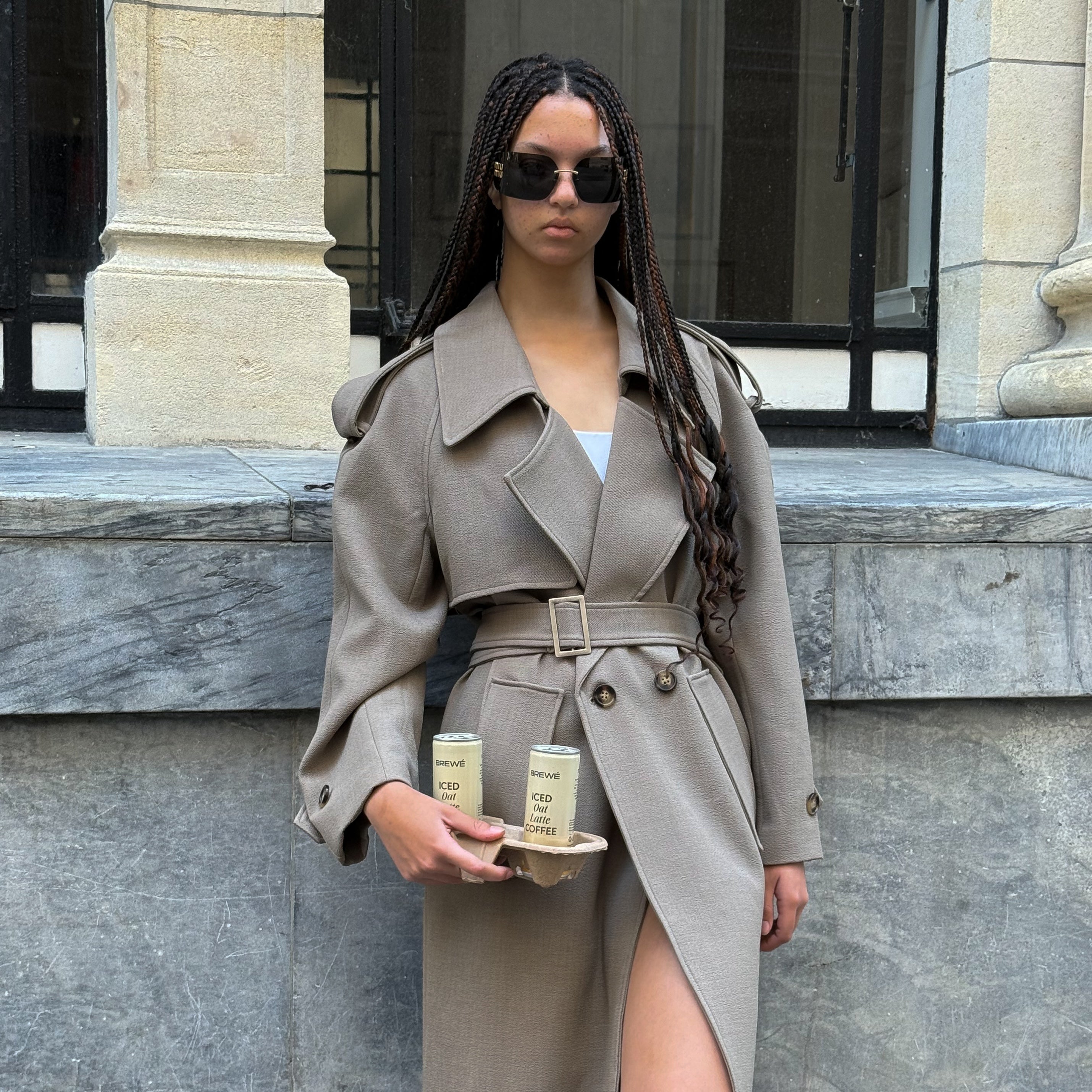 Iced Oat Caramel Latte